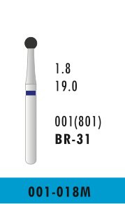 [BR-31] BR-31 - Blau - Diam.-Bohrer - 5 Stück