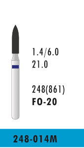 FO-20 - Blau - Diam.-Bohrer - 5 Stück