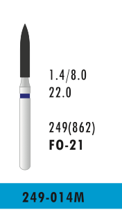 FO-21 - Blau - Diam.-Bohrer - 5 Stück
