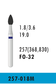 FO-32 - Blau - Diam.-Bohrer - 5 Stück