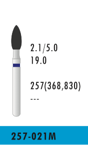 FO- 257-021M - Blau - Diam.-Bohrer - 5 Stück