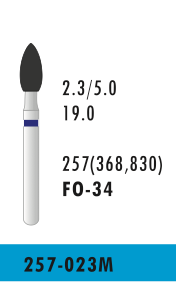 FO-34 - Blau - Diam.-Bohrer - 5 Stück