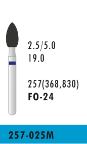 FO-24 - Blau - Diam.-Bohrer - 5 Stück