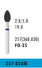 FO-25 - Blau - Diam.-Bohrer - 5 Stück