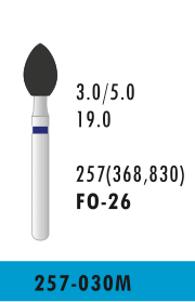 FO-26 - Blau - Diam.-Bohrer - 5 Stück