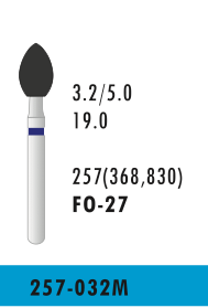 FO-27 - Blau - Diam.-Bohrer - 5 Stück