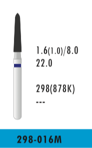 S- 298-016M - Blau - Diam.-Bohrer - 5 Stück