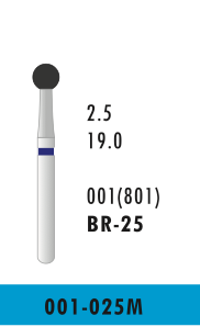 [BR-25] BR-25 - Blau - Diam.-Bohrer - 5 Stück