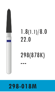 S- 298-018M - Blau - Diam.-Bohrer - 5 Stück