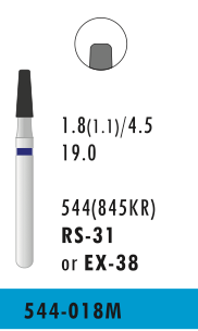 RS-31 o. EX-38 - Blau - Diam.-Bohrer - 5 Stück