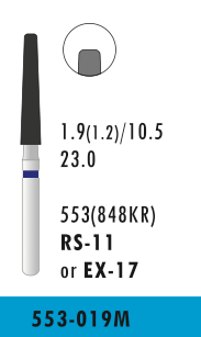 RS-11 o. EX-17 - Blau - Diam.-Bohrer - 5 Stück
