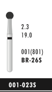 BR-26S - Schwarz - Diam.-Bohrer - 5 Stück