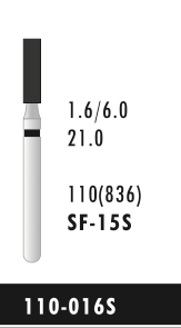 SF-15S - Schwarz - Diam.-Bohrer - 5 Stück
