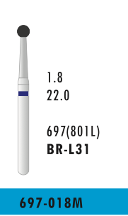 [BR-L31] BR-L31 - Blau - Diam.-Bohrer - 5 Stück