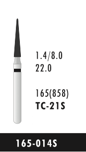 TC-21S - Schwarz - Diam.-Bohrer - 5 Stück