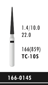 TC-10S - Schwarz - Diam.-Bohrer - 5 Stück