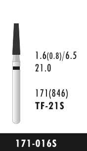 TF-21S - Schwarz - Diam.-Bohrer - 5 Stück