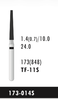 TF-11S - Schwarz - Diam.-Bohrer - 5 Stück