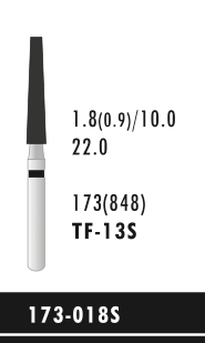 TF-13S - Schwarz - Diam.-Bohrer - 5 Stück