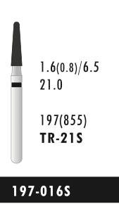 TR-21S - Schwarz - Diam.-Bohrer - 5 Stück