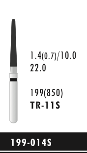 TR-11S - Schwarz - Diam.-Bohrer - 5 Stück