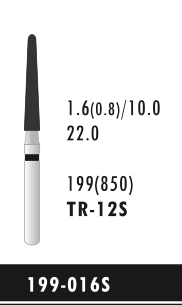 TR-12S - Schwarz - Diam.-Bohrer - 5 Stück