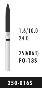 FO-13S - Schwarz - Diam.-Bohrer - 5 Stück