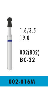 [BC-32] BC-32 - Blau - Diam.-Bohrer - 5 Stück