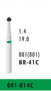 BR-41C - Grün - Diam.-Bohrer - 5 Stück