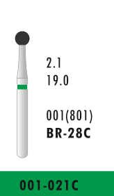 BR-28C - Grün - Diam.-Bohrer - 5 Stück