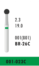 BR-26C - Grün - Diam.-Bohrer - 5 Stück