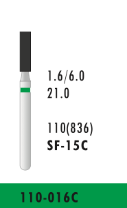 SF-11C - Grün - Diam.-Bohrer - 5 Stück