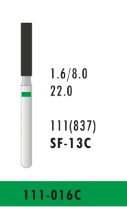 SF-13C - Grün - Diam.-Bohrer - 5 Stück