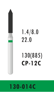 CP-12C - Grün - Diam.-Bohrer - 5 Stück