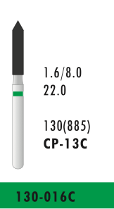 CP-13C - Grün - Diam.-Bohrer - 5 Stück