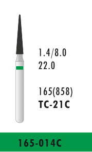 TC-21C - Grün - Diam.-Bohrer - 5 Stück
