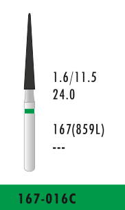 TC- 167-016C - Grün - Diam.-Bohrer - 5 Stück