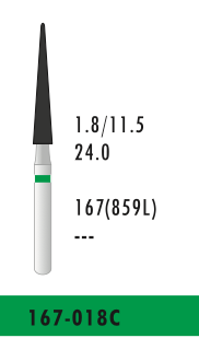 TC- 167-018C - Grün - Diam.-Bohrer - 5 Stück
