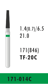TF-20C - Grün - Diam.-Bohrer - 5 Stück