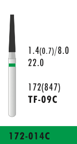 TF-09C - Grün - Diam.-Bohrer - 5 Stück