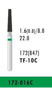 TF-10C - Grün - Diam.-Bohrer - 5 Stück