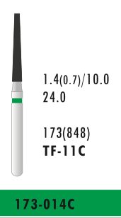 TF-11C - Grün - Diam.-Bohrer - 5 Stück