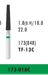 TF-13C - Grün - Diam.-Bohrer - 5 Stück