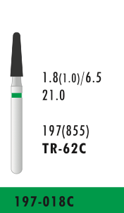 TR-62C - Grün - Diam.-Bohrer - 5 Stück