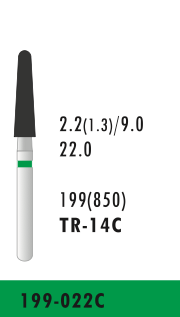TR-14C - Grün - Diam.-Bohrer - 5 Stück