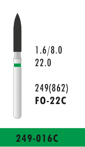 FO-22C - Grün - Diam.-Bohrer - 5 Stück