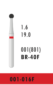 BR-40F - Rot - Diam.-Bohrer - 5 Stück