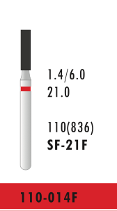 SF-21F - Rot - Diam.-Bohrer - 5 Stück