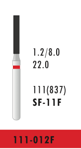 SF-11F - Rot - Diam.-Bohrer - 5 Stück