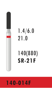SR-21F - Rot - Diam.-Bohrer - 5 Stück